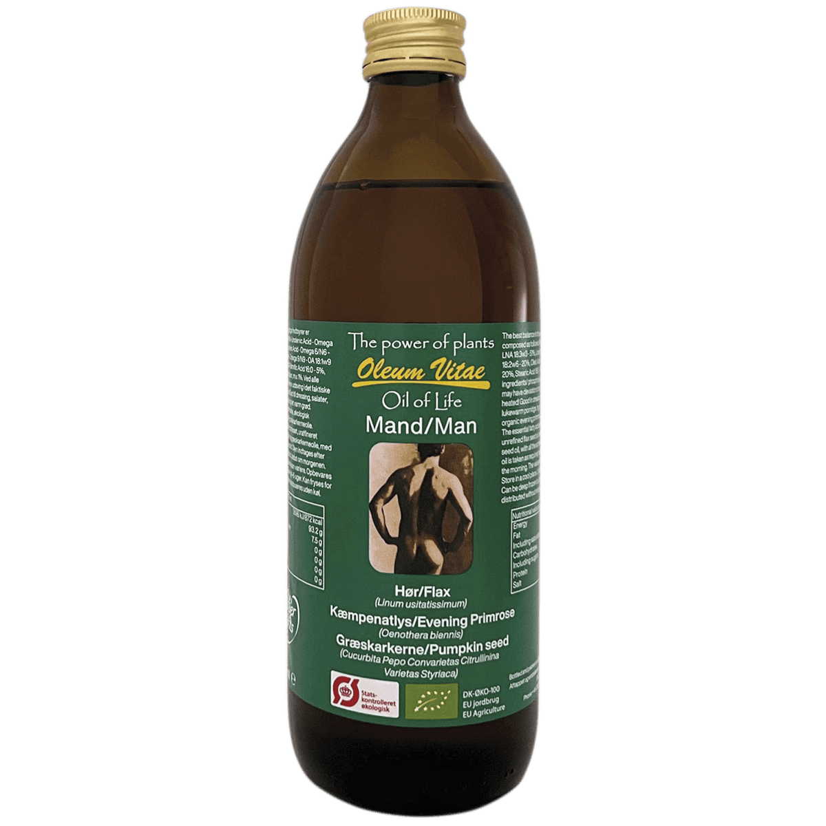 Oil of Life Mann Økologisk Pumpkin Seed Oil | 500 ml