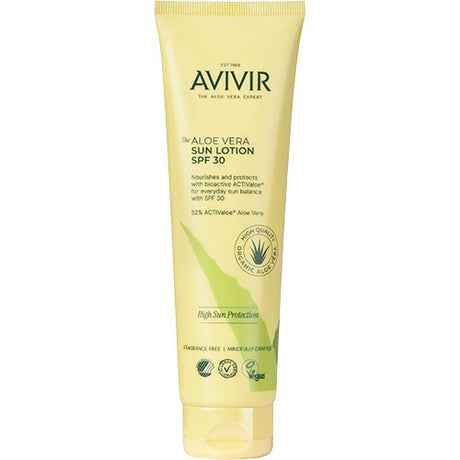 Aloe Vera Solkrem SPF 30 fra Avivir