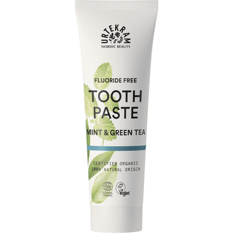 Urtekram Mint & Green Tea Tannkrem | 75 ml