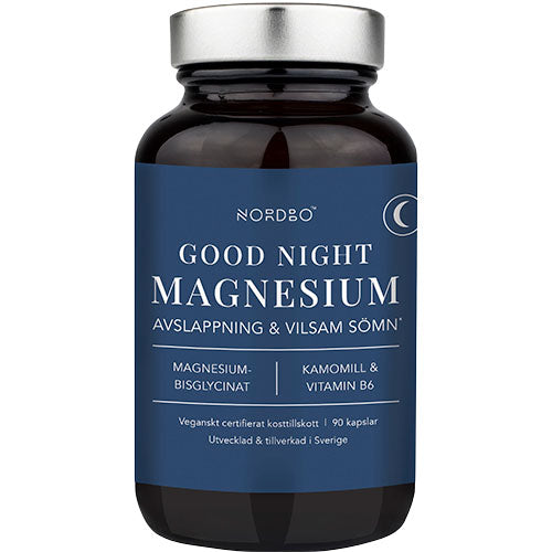 NORDBO Good Night Magnesium | 90 kapsler fra NORDBO