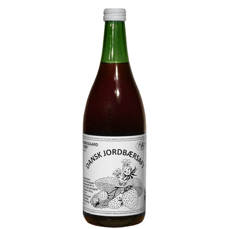 Jordbærsaft sød Ø
