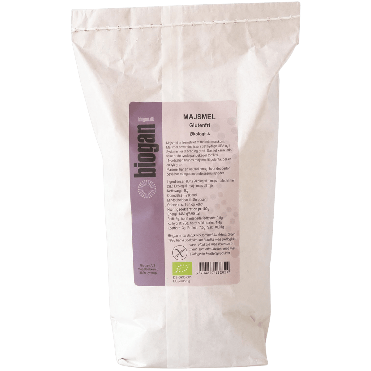 Biogan Maismel Glutenfri Økologisk | 1 kg