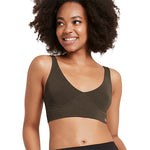 Shaper Crop Bra Dark Olive str. XS