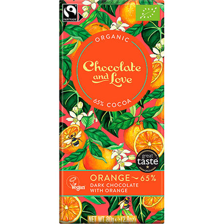 Sjokolade Orange 65% Øko fra 