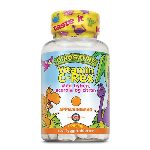 Dinosaurs Vitamin C-Rex Tyggetabletter Barn
