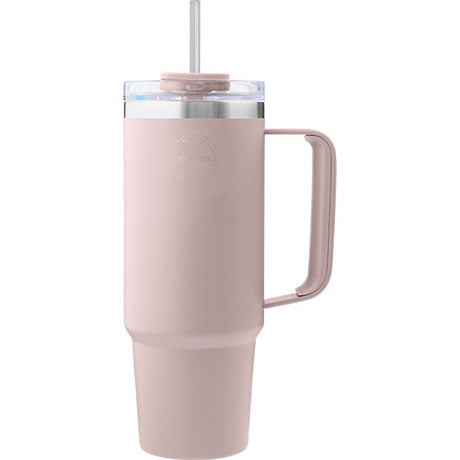 AYA&IDA Termokopp med sugerør 885 ml | Myk Rose fra AYA&IDA