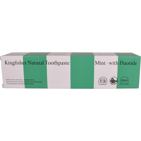 Kingfisher Tannkrem Med Fluor | Mynte