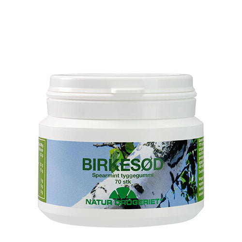 Tyggegummi med Bjørkesøt og Spearmint