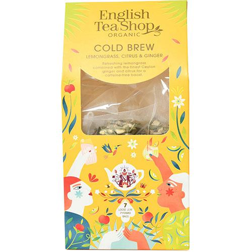 English Tea Shop Cold Brew Lemongrass Citrus & Ginger tea Ø | 7 brev