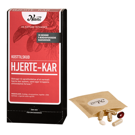 Nani Hjerte-kar Kurpakke | 30 Breve