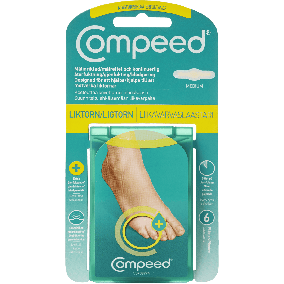 Compeed Mykgjørende Liktornplaster Medium