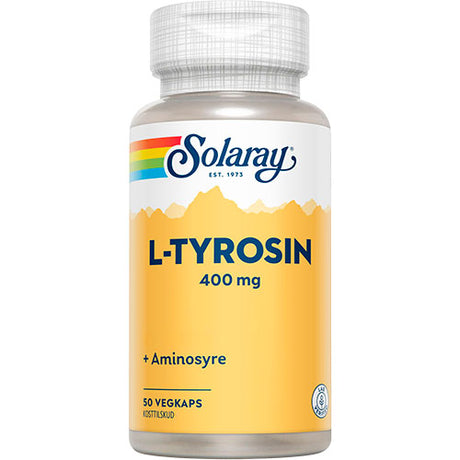 Solaray L-Tyrosin | 50 Kapsler fra Solaray