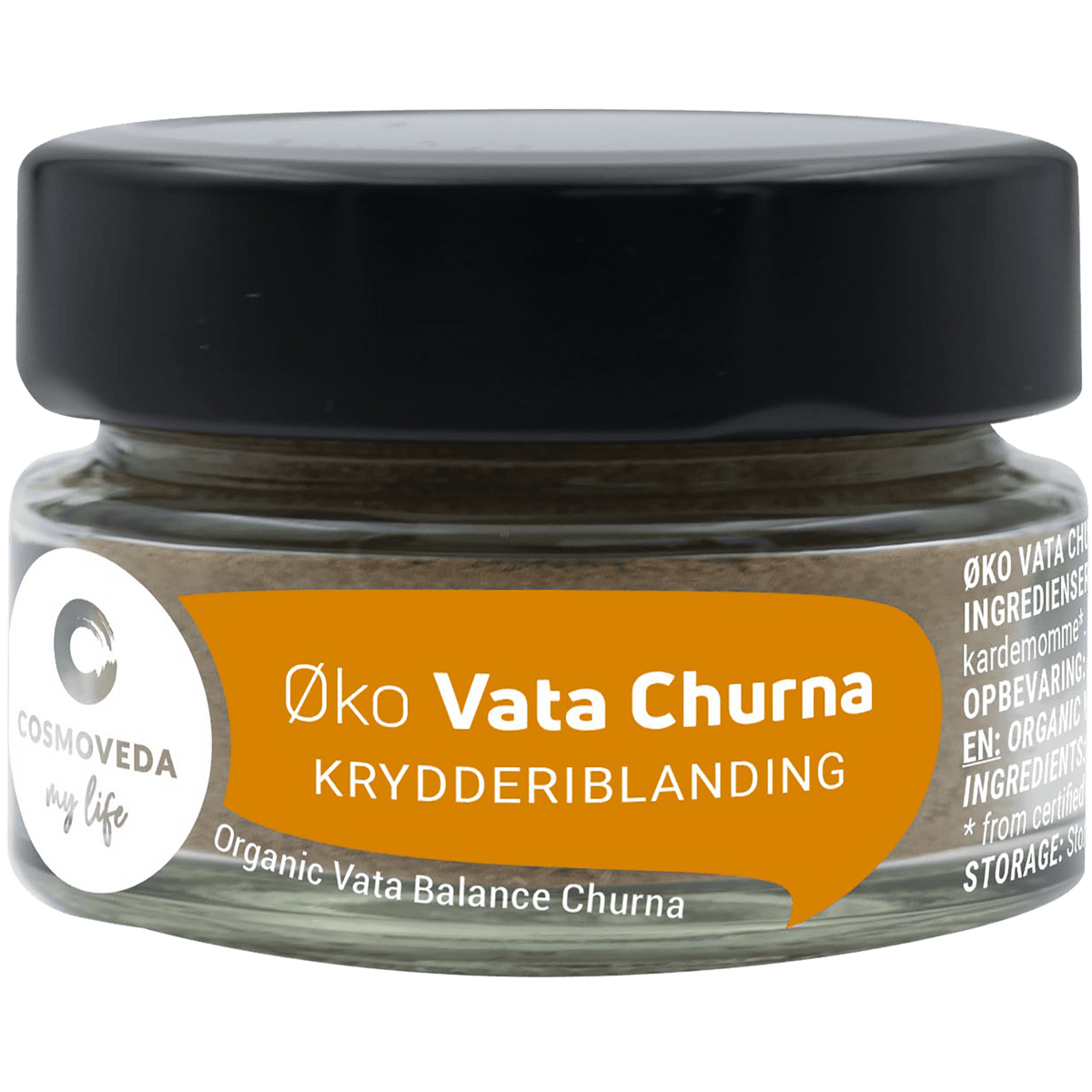 Cosmoveda Vata Ayurveda Balance Churna Økologisk | 25 g