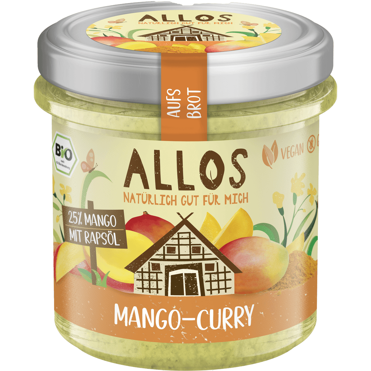 Allos Smørepålegg Aufs Brot Mango Karry Økologisk | 140 g