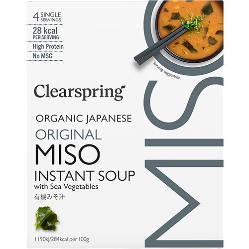 Clearspring Instant Miso Soup Sea Vegetable Økologisk | 40 g fra Clearspring