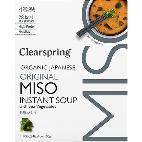 Clearspring Instant Miso Soup Sea Vegetable Økologisk | 40 g fra Clearspring