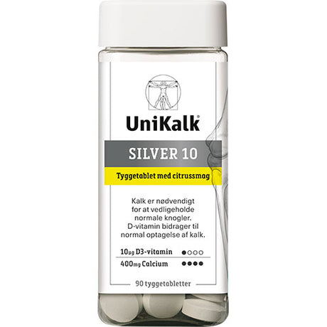 Unikalk Silver Tygge tabletter | 90 tabletter fra Unikalk