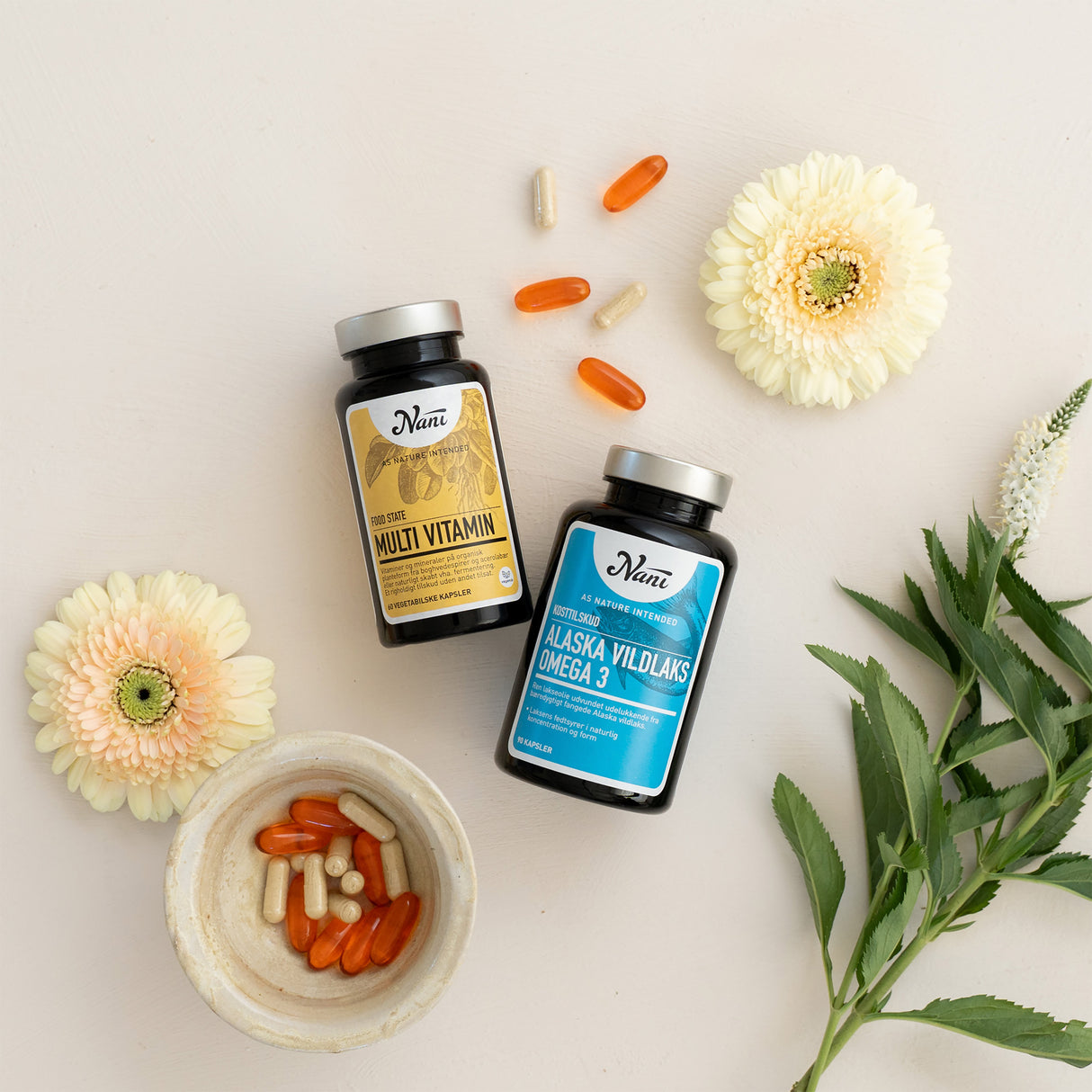 Nani Omega 3 Ren Lakseolje | 90 Kapsler fra Nani