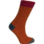 Merinoull Sokker Cerise/oransje | Str. 35/38