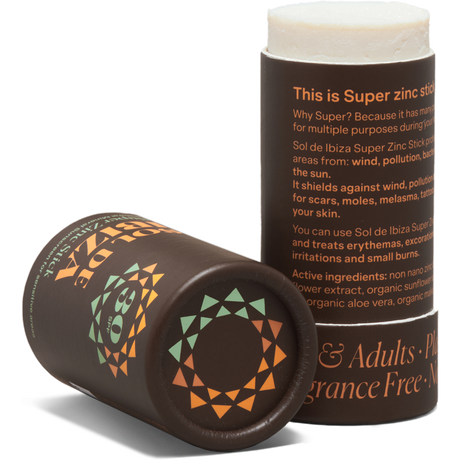 Sol de Ibiza Super Zinc Stick SPF30 | 45 g fra Sol de Ibiza