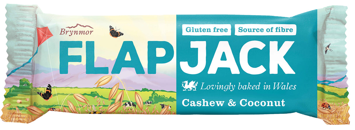 Glutenfri Bar Cashew Og Kokos Flapjack fra 9Brand Foods
