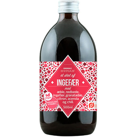 Human Ingefærshot Økologisk | 500 ml