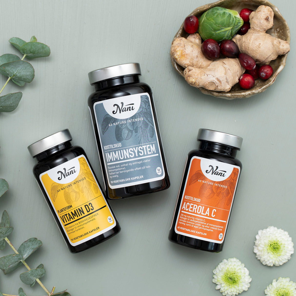 Nani Acerola C-vitamin | 45 Kapsler fra Nani