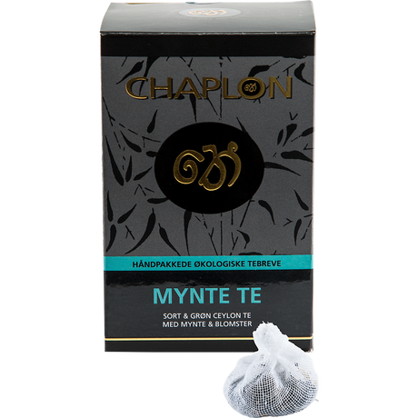 Chaplon Mynte Sort/grønn Te Økologisk | 15 Breve fra Chaplon