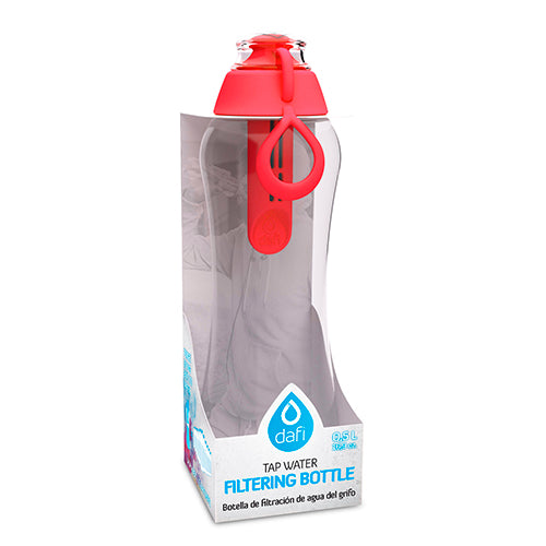 Filter Vannflaske 0,5 Liter Rød