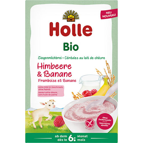 Risgrøt med geitemelk, bringebær og banan Øko - Glutenfri