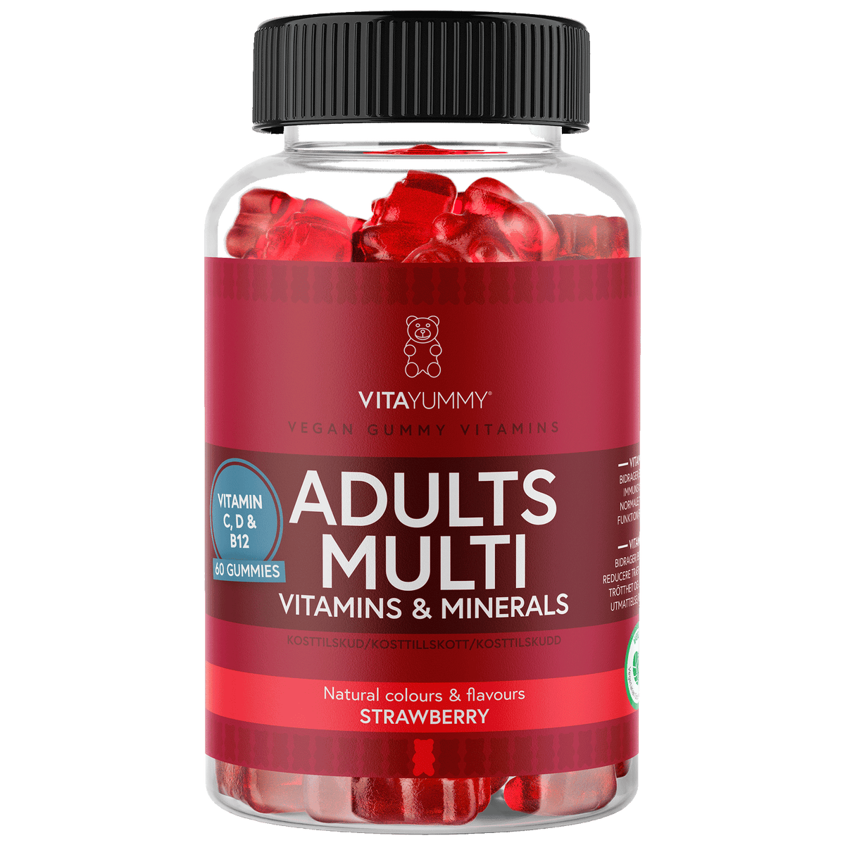 VitaYummy Adults Multi Strawberry | 60 stk