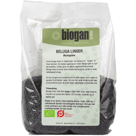 Biogan Italienske Beluga Linser Økologisk | 500 g