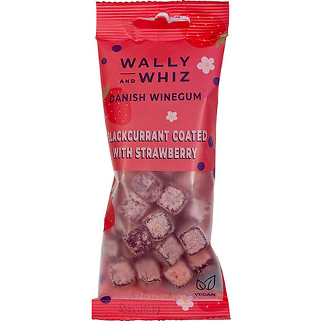 Wally and Whiz Vingummi Solbær med Jordbær | 56 g fra Wally and Whiz