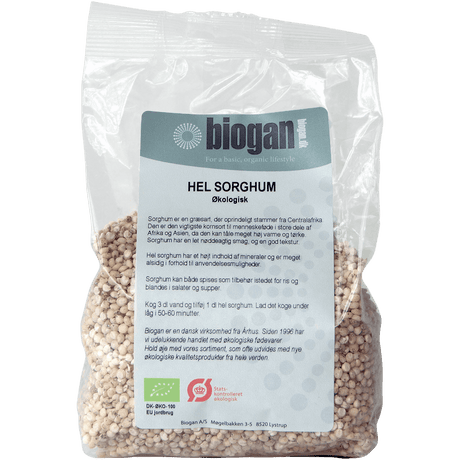 Biogan Sorghum Hel Økologisk - Glutenfri | 500 g