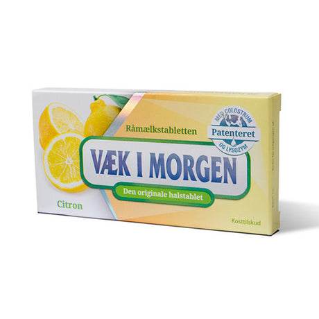 Vekk I Morgen Råmelktabletter M Sitron