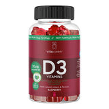 VitaYummy D3 Raspberry | 60 vingummi fra VitaYummy
