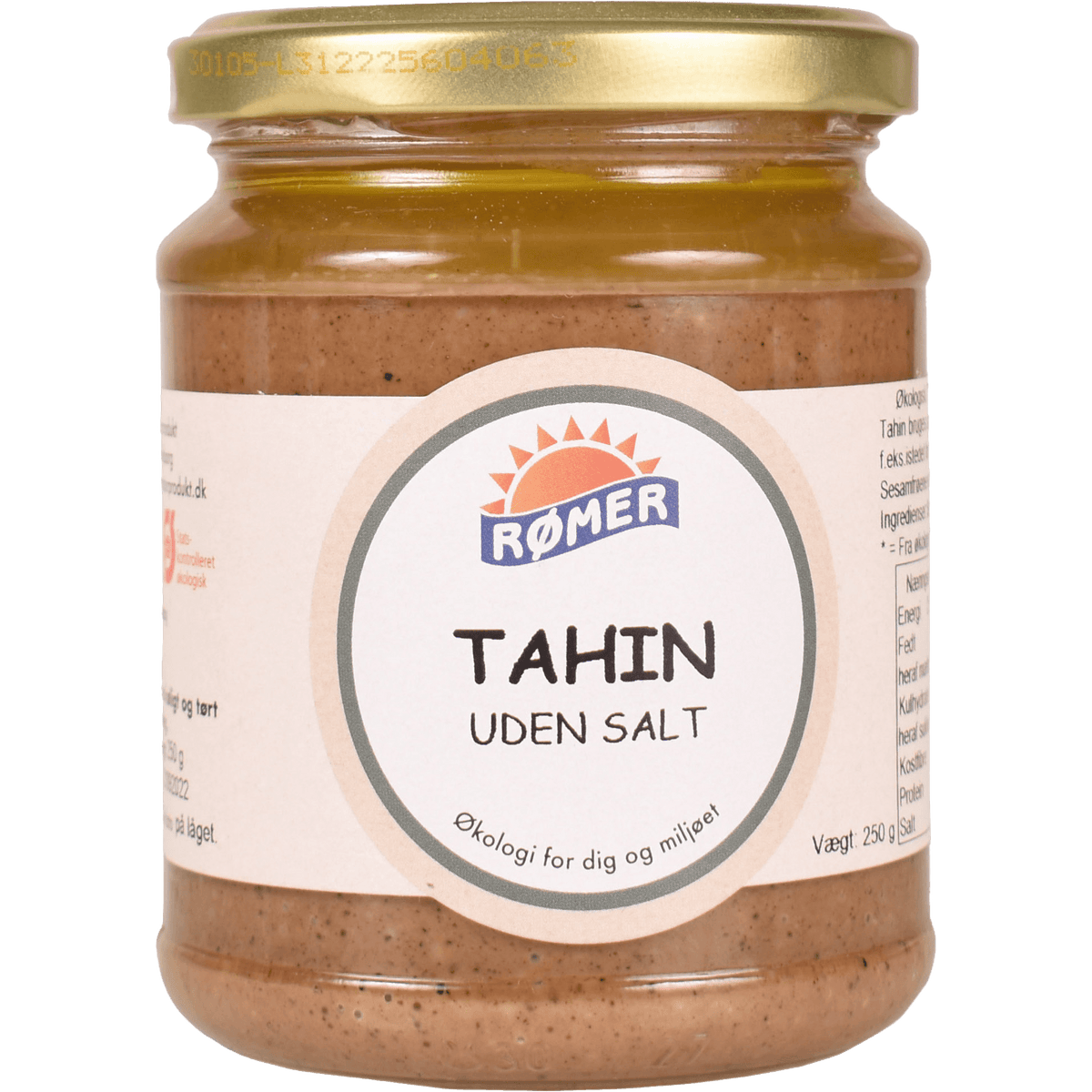 Rømer Tahin Uten Salt Økologisk | 250 g fra Rømer