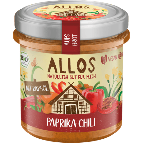 Allos Smørepålegg Aufs Brot Paprika Chili Økologisk | 140 g