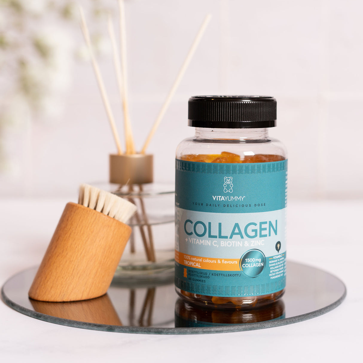 VitaYummy Collagen Tropical | 60 vingummi fra VitaYummy