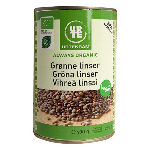 Grønne Linser På Boks Ø