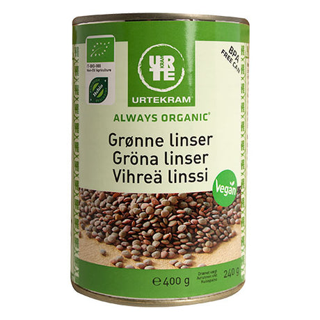 Grønne Linser På Boks Ø