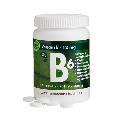 B6 12 mg vegansk