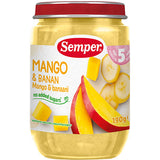 Semper Fruktpuré med mango og banan fra 5 mnd. | 190 g fra Semper