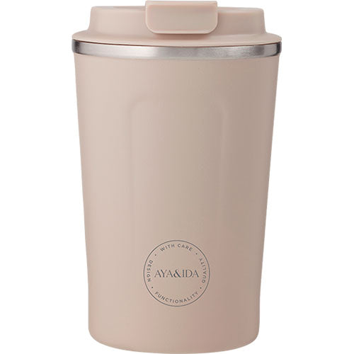 AYA&IDA Termokrus Rustfritt Stål 380 ml | Krembeige fra AYA&IDA