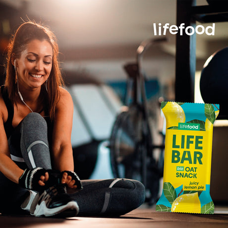 LifeBar Glutenfri Havrebar Lemon Øko