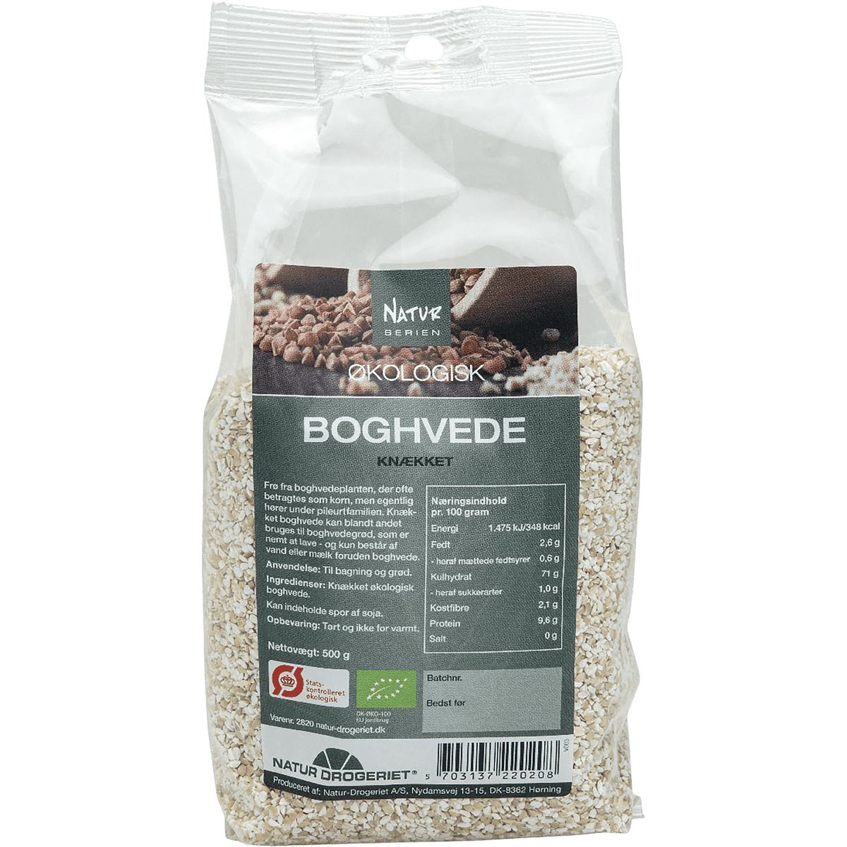 Natur-Drogeriet Knekte Bokhvetekjerner Økologisk | 500 g