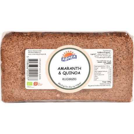 Rømer Amaranth Og Quinoa Brød I Skiver Økologisk | 500 g