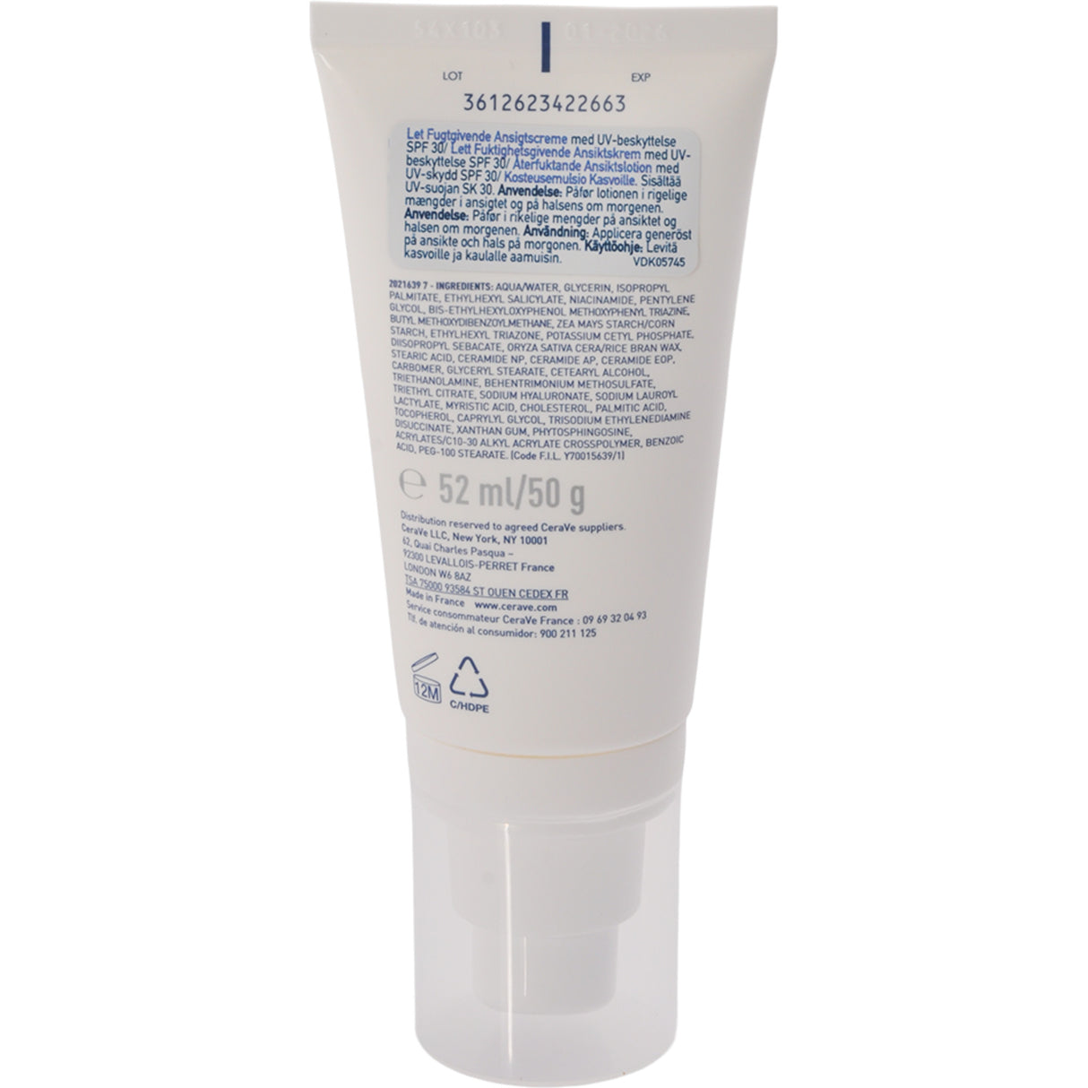 Facial Moisturising Lotion Am Spf30