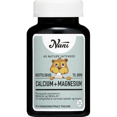 Nani Kalsium+Magnesium for barn | 91 g fra Nani