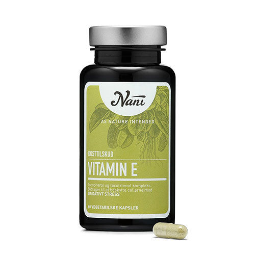 Vitamin E - 100 % vegetabilsk